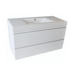 Badkamermeubelset Wiesbaden Sigid 100x46x58 cm MDF Hoogglans, Doe-het-zelf en Bouw, Sanitair, Ophalen of Verzenden, Nieuw, Bad