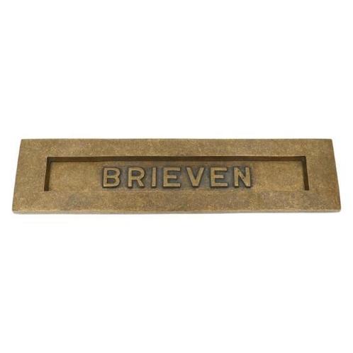 Brievenbus messing antiek, Tuin en Terras, Brievenbussen, Nieuw, Overige materialen