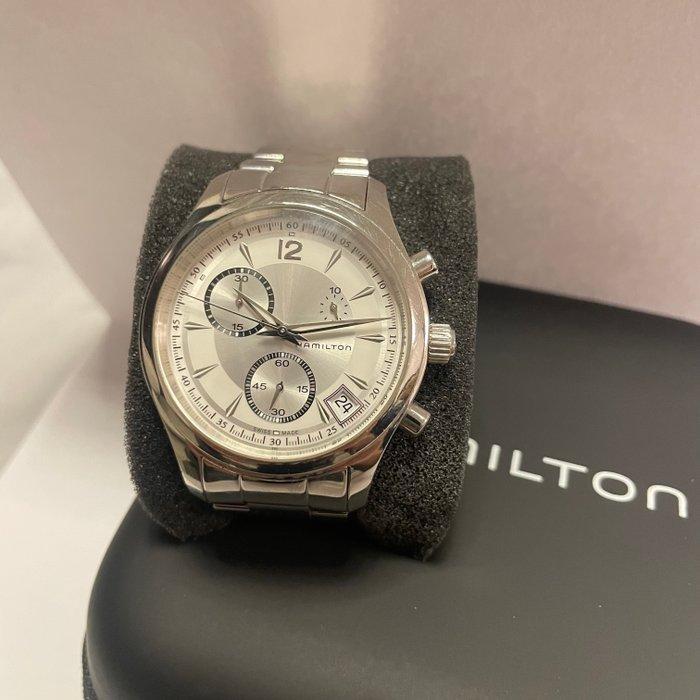 Hamilton - Jazzmaster Chrono Quartz - Zonder Minimumprijs -, Handtassen en Accessoires, Horloges | Heren