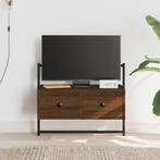 vidaXL Tv-meubel wandgemonteerd 60,5x30x51 cm hout bruin, Huis en Inrichting, Kasten |Televisiemeubels, Verzenden, Nieuw
