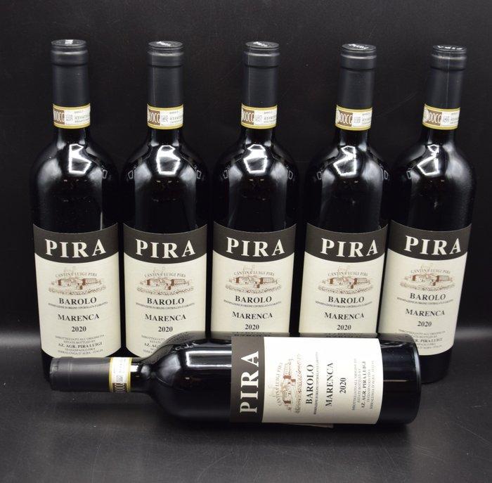 2020 Pira, Marenca - Barolo DOCG - 6 Flessen (0.75 liter), Verzamelen, Wijnen