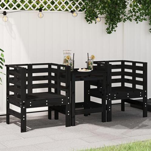 vidaXL Tuinstoelen 2 st 61,5x53x71 cm massief grenenhout, Tuin en Terras, Tuinstoelen, Nieuw, Verzenden