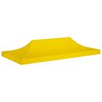 vidaXL Partytentdak 270 g/m² 6x3 m geel, Tuin en Terras, Partytenten, Verzenden, Nieuw