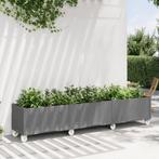 vidaXL Plantenbak met wielen 240x50x54 cm polypropeen, Tuin en Terras, Verzenden, Nieuw