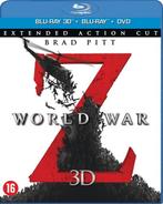 World War Z 3D 2D en dvd (blu-ray tweedehands film), Cd's en Dvd's, Dvd's | Actie, Ophalen of Verzenden, Nieuw in verpakking