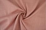 10 meter linnen viscose - Oud roze, Hobby en Vrije tijd, Stoffen en Lappen, Verzenden, 120 cm of meer, Roze, Linnen