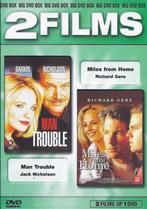 2 films op 1 dvd Man trouble en Miles from home(dvd nieuw), Ophalen of Verzenden