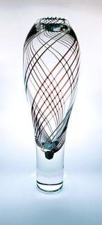 SEA Glasbruk - Vaas - Strepen - Glas - Zeldzame vondst