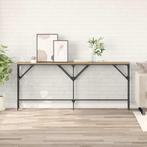 vidaXL Wandtafel artisanaal eikenkleurig 180 x 29 x 75 cm, Huis en Inrichting, Tafels | Bijzettafels, Verzenden, Nieuw