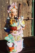 Beeldje - buddha vecchio saggio 50 cm. - Keramiek