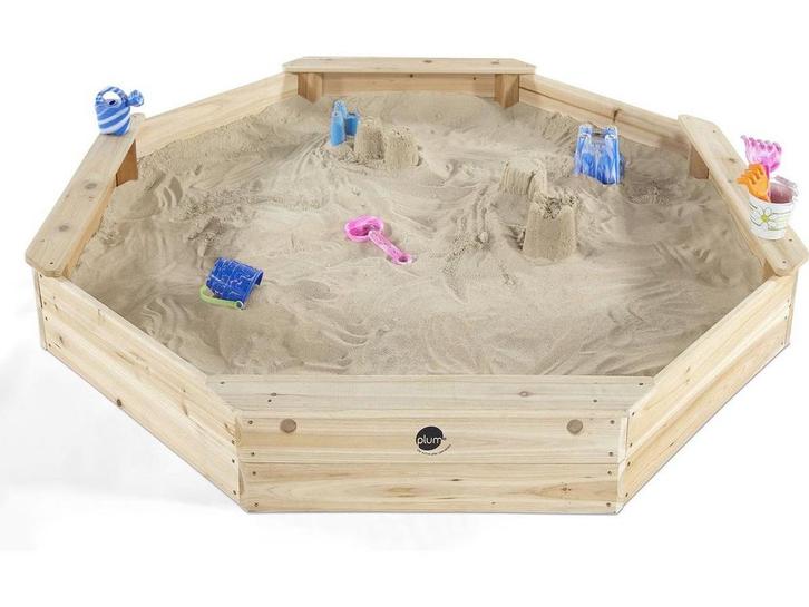 Plum - Mega Zandbak - FSC gecertificeerd CFT hout -, Huis en Inrichting, Woonaccessoires | Overige, Zo goed als nieuw, Verzenden