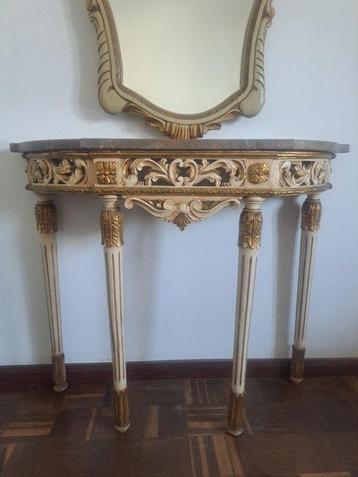 Console (2) - Bois, Marbre