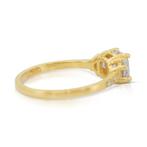 Ring - 18 karaat Geel goud - 1.42ct. tw. Diamant