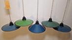 Lampe à suspendre (5) - Émail, Acier - Lampe émaillée, 5