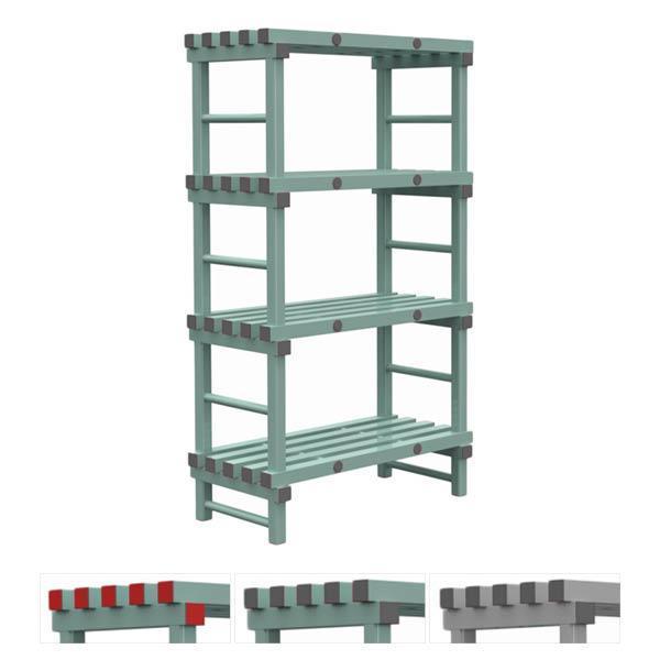 Kunststof stelling, HACCP rek, horeca stelling, REA rek, Doe-het-zelf en Bouw, Steigers, Overige typen, Nieuw, Verzenden
