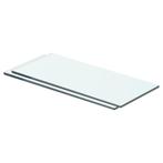 vidaXL Schappen 2 st 40x12 cm glas transparant, Huis en Inrichting, Verzenden, Nieuw