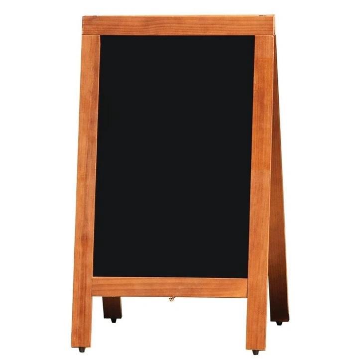 Krijtstoepbord | Hout | Schrijfvlak 560x860mm Olympia, Zakelijke goederen, Horeca | Keukenapparatuur, Nieuw in verpakking, Verzenden