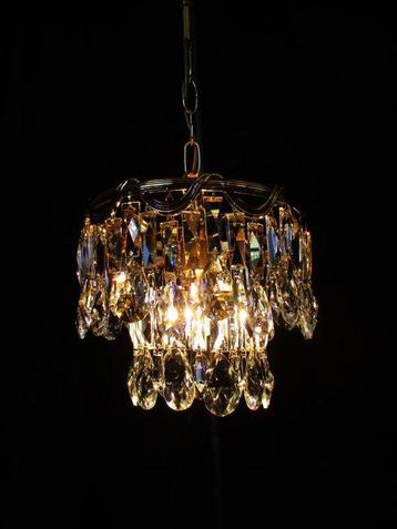 Lustre - Cristal, Laiton - Lustres pleurs