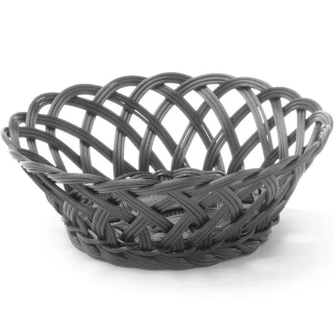 Brood-/Fruitmand | Kunststof | Zwart | 200x200x65(h)mm, Zakelijke goederen, Horeca | Keukenapparatuur, Nieuw in verpakking, Verzenden