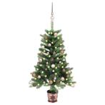 vidaXL Kunstkerstboom met verlichting en kerstballen 90 cm, Verzenden, Nieuw
