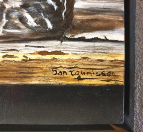 Jan Teunissen - Boomschijf met wilde Kastanjes, Antiek en Kunst, Kunst | Schilderijen | Modern
