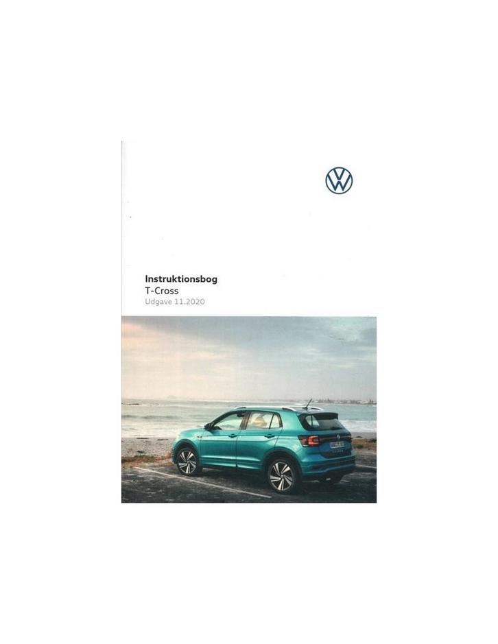 2021 VOLKSWAGEN T-CROSS INSTRUCTIEBOEKJE DEENS, Auto diversen, Handleidingen en Instructieboekjes