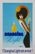 Bernard Villemot - LOrangina Light est arrivé! (Linen, Antiek en Kunst, Kunst | Tekeningen en Fotografie