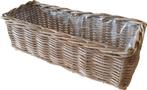 NIEUW - Rieten bloembak 60 x 23 x 20 cm, Verzenden, Nieuw