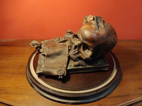 Sculpture, Vanitas - 25 cm - Terre cuite, Antiek en Kunst, Antiek | Keramiek en Aardewerk