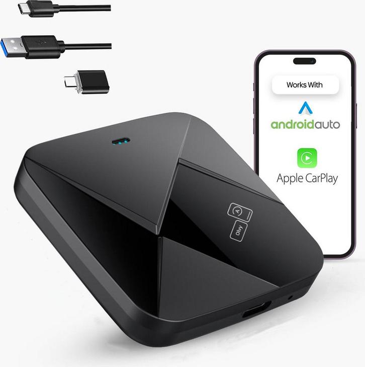 Carplay Dongle - Apple Carplay & Android Auto Dongle - Carli, Autos : Divers, Accessoires de voiture, Envoi