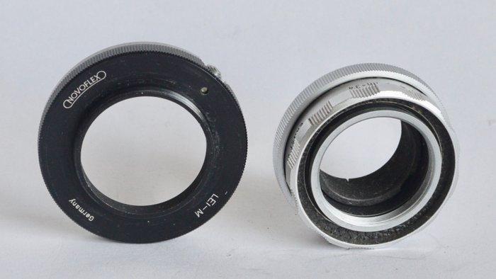 Leitz, Novoflex OUAGO 1:4/90 en Novoflex Lei-M Adaptateur, Collections, Appareils photo & Matériel cinématographique