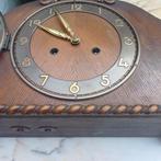 Pendule - Hout, Messing, Glas - 1940-1950, Antiquités & Art