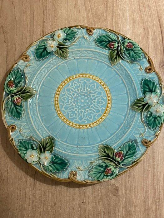 Sarreguemines, salins - Dessertservies (9) - Aardewerk,, Antiek en Kunst, Antiek | Meubels | Tafels