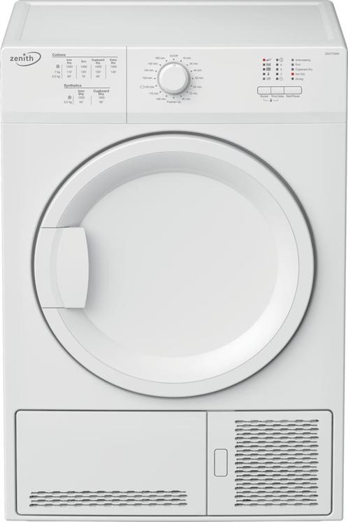 Zenith Zdct700w Condensdroger 7kg, Elektronische apparatuur, Droogkasten, Ophalen of Verzenden