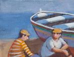 Adolfo Mastrovito (1940 - 2000) - Pescatori - Contadini, Antiek en Kunst, Kunst | Schilderijen | Modern