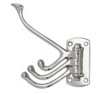 Hoedhaak Wende draaibaar glans chroom, Huis en Inrichting, Nieuw, Overige materialen