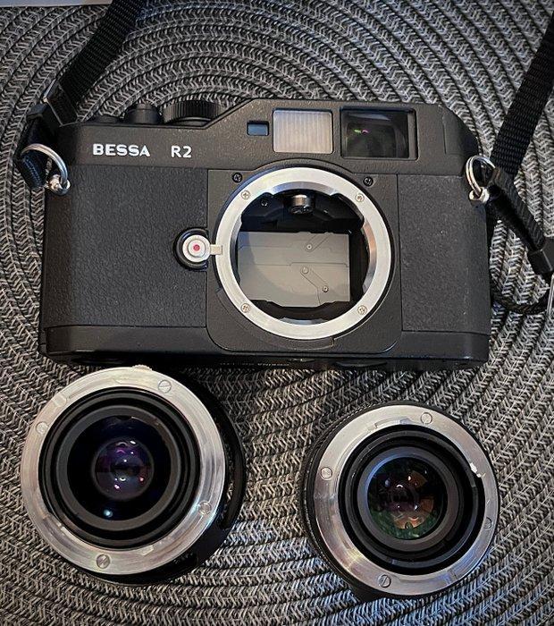 Voigtländer Bessa R2 + Zeiss C Sonnar 50mm T*1.5 ZM + Zeiss, Collections, Appareils photo & Matériel cinématographique