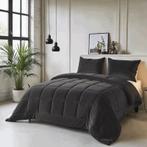 Lazy all-in-one dekbed Velvet - antraciet - 2-persoons | 240, Huis en Inrichting, Verzenden, Nieuw, Grijs