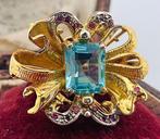 Zonder Minimumprijs - Ring - 9 kt. Geel goud, Zilver, Nieuw