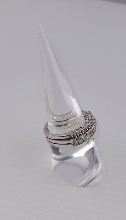 Eeuwigheidsring - 18 karaat Witgoud - 1.20ct. tw. Diamant, Bijoux, Sacs & Beauté, Bijoux anciens