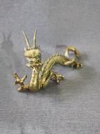 sculptuur, A dragon-shaped sculpture - 21 cm - Messing