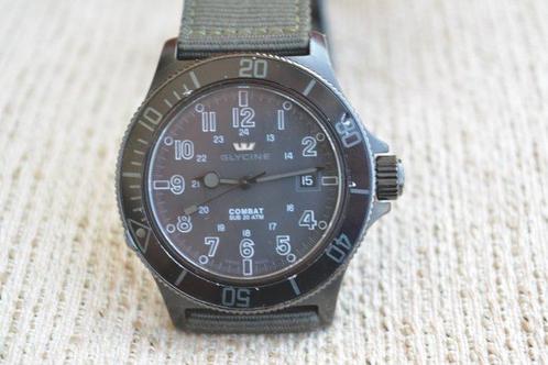 Glycine - Submariner - 3863 - Homme - 2010, Handtassen en Accessoires, Horloges | Heren