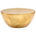 Messingkleurige Salontafel | Retour Deal | Top Prijs, Huis en Inrichting, Verzenden, Rond, Nieuw, Metaal