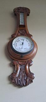 Aneroid barometer - Chêne, verre, cuivre.