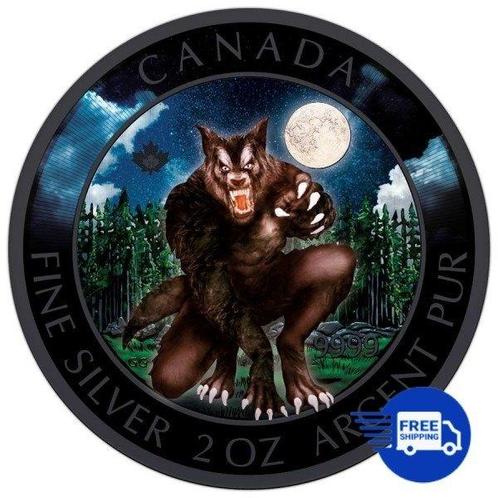 Canada. 10 Dollars 2021 Creatures of the North Werewolf -, Postzegels en Munten, Munten | Europa | Niet-Euromunten