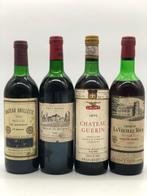 Mixed lot of 4 x 75cl old Bordeaux reds (rood), Verzamelen, Wijnen, Nieuw, Rode wijn, Frankrijk, Ophalen of Verzenden