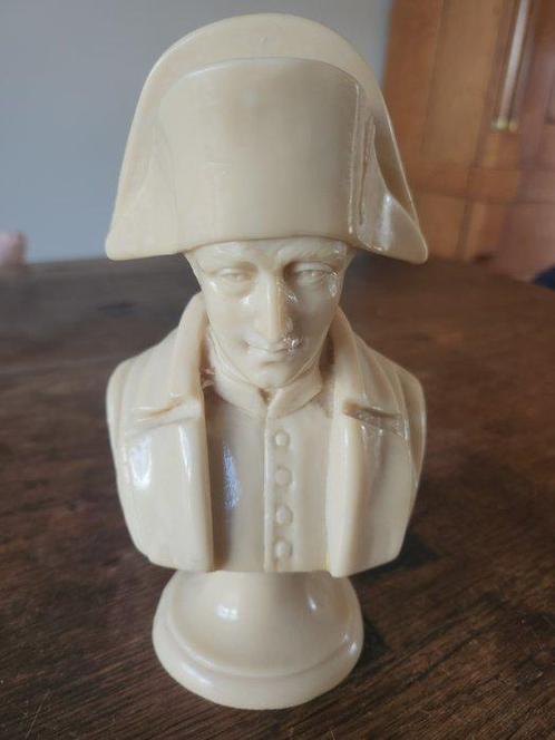Buste, Buste de Napoleon - 17 cm - Albast, Antiek en Kunst, Curiosa en Brocante