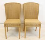 Stoel - Hout, Riet - Twee stoelen, Antiek en Kunst