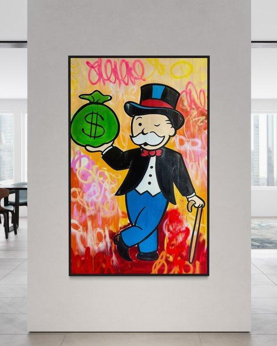 Gunnar Zyl - Mr. Monopoly XXL, Antiek en Kunst, Kunst | Schilderijen | Modern