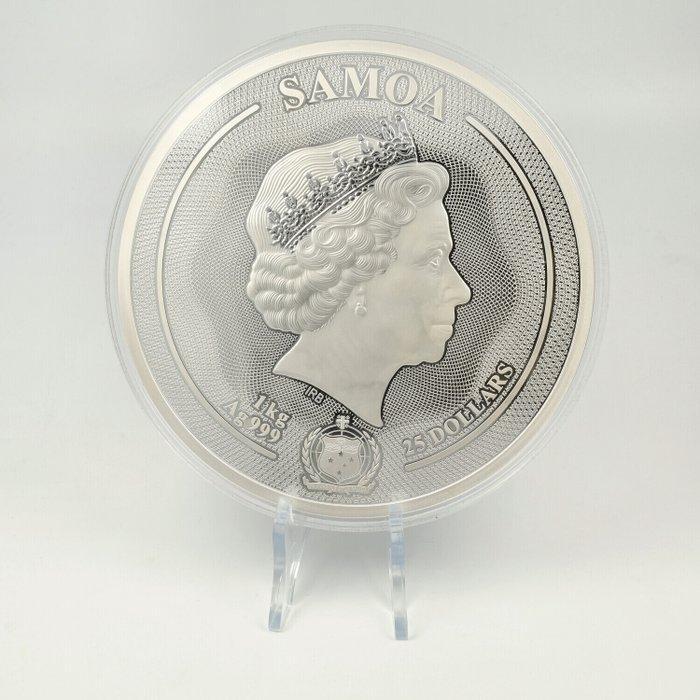 Samoa. 25 Dollars 2020 - Majestic Wildlife - Deer 1 Kg, Postzegels en Munten, Munten | Europa | Niet-Euromunten